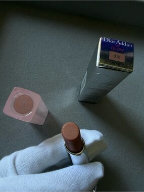 Dior Women New Dior Addict Lip Glow 013 Beige Nude Balm Hydrating Luxury